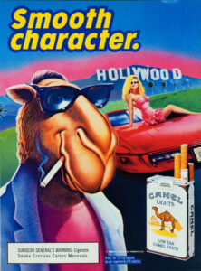 Image of the Joe Camel cartoon's poster